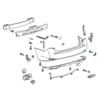 OEM 2017 Lexus ES300h Reflector Assembly, Reflex Diagram - 81920-30040