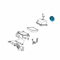 OEM Toyota Highlander Air Hose Diagram - 17881-0P110