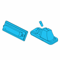 OEM Hyundai Palisade Lamp Assembly-License Plate Diagram - 92501-S8020