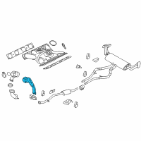 OEM BMW 750i xDrive Catalytic Converter Diagram - 18-32-7-645-233