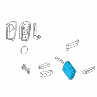 OEM 2019 Cadillac CT6 Module Diagram - 13518842