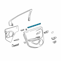 OEM 2013 Chevrolet Volt Belt Weatherstrip Diagram - 22818759