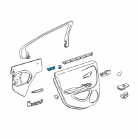 OEM Chevrolet Volt Belt Weatherstrip Diagram - 22877836