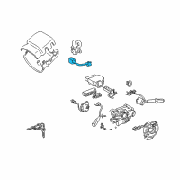 OEM 2000 Toyota RAV4 Warning Switch Diagram - 84052-41010