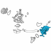 OEM 2020 Honda Civic Case Complete, Thermo Diagram - 19321-5BF-G00