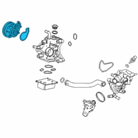 OEM 2018 Honda Civic Water Pump Diagram - 19200-RPY-G01