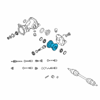 OEM Hyundai Tucson Case Assembly-Differential Diagram - 53020-39200