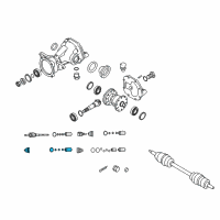 OEM 2009 Kia Sportage Boot Set-In Joint Diagram - 496951F000