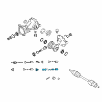 OEM 2005 Kia Sportage Boot Set-Out Joint Diagram - 496941F000