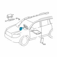 OEM 2017 Toyota Highlander Clock Spring Diagram - 84307-0E190