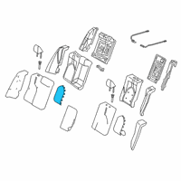 OEM 2022 Toyota Avalon Seat Back Heater Diagram - 87530-07050