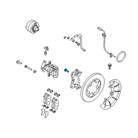 OEM 2020 Ford Transit-250 Caliper Support Bolt Diagram - -W717197-S439