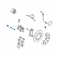 OEM 2018 Ford Transit-150 Caliper Retainer Kit Diagram - CK4Z-2C150-E