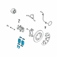 OEM 2021 Ford Transit-350 HD KIT - BRAKE LINING Diagram - LK4Z-2200-G