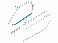 OEM BMW 430i SHAFT COVER OUTER FRONT DOOR Diagram - 51-33-7-482-749