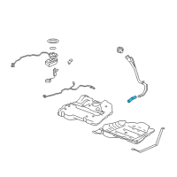 OEM 2009 Chevrolet Malibu Hose Asm-Fuel Tank Filler Diagram - 25989986