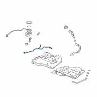 OEM Saturn Aura Harness, Fuel Tank Fuel Pump Module Wiring Diagram - 25819093