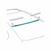 OEM 2009 Lexus LS460 Lamp Assy, Center Stop Diagram - 81570-50070