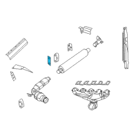 OEM 2006 Dodge Viper Support-Exhaust ISOLATOR Diagram - 5290154AB