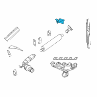 OEM Dodge Viper Shield-Heat Diagram - 5029318AD