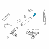 OEM Dodge Viper SPOUT-TAILPIPE Diagram - 5181642AB