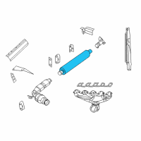 OEM Dodge Viper Resonator-Exhaust Diagram - 5290387AH