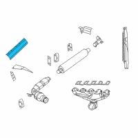 OEM 2008 Dodge Viper Shield-Exhaust Diagram - 5290324AA