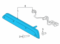 OEM Ford F-150 LAMP ASY - REAR - HIGH MOUNTED Diagram - ML3Z-13A613-B