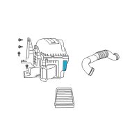 OEM 2005 Dodge Ram 3500 Body-Air Cleaner Diagram - 53032647AC