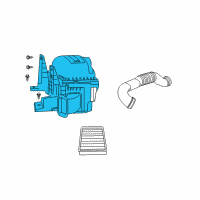 OEM 2005 Dodge Ram 1500 Cover-Air Cleaner Diagram - 5029618AB