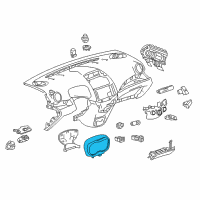 OEM Chevrolet Spark EV Cluster Diagram - 95380571