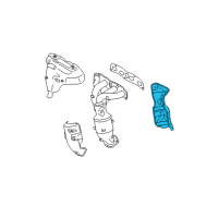 OEM Nissan Rogue Cover-Exhaust Manifold Diagram - 16590-JG30C