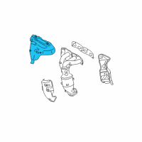 OEM 2009 Nissan Rogue Cover-Exhaust Manifold Diagram - 16590-JM05A