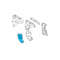 OEM 2012 Nissan Rogue Cover-Exhaust Manifold Diagram - 16590-JM05B