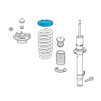 OEM Acura Rubber, Right Front Spring Mount (Upper) Diagram - 51686-TY2-A01