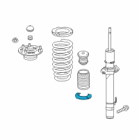 OEM Acura RLX Rubber, Front Spring Mount (Lower) Diagram - 51684-TY2-A01