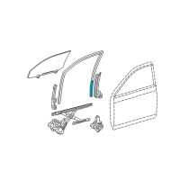 OEM Toyota Avalon Lower Channel Diagram - 68141-AC031