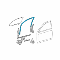 OEM 2011 Toyota Avalon Lower Channel Diagram - 68151-AC031