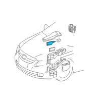 OEM Toyota Relay Box Diagram - 82620-07050