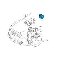 OEM 2008 Toyota Avalon Control Module Diagram - 89530-41012