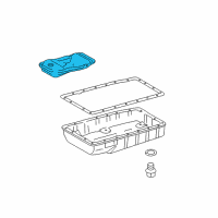 OEM Lexus LS430 STRAINER Assembly, Oil Diagram - 35330-50020