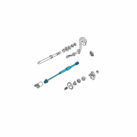 OEM Ford Excursion Lower Shaft Diagram - 6C3Z-3B676-A