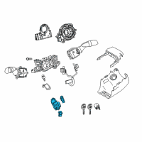 OEM 2018 Toyota Camry Steering Lock Diagram - 45280-33180