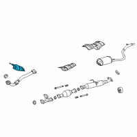 OEM 2016 Toyota Sienna Front Shield Diagram - 58151-08030