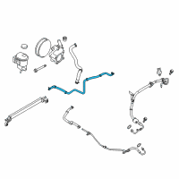 OEM 2010 Lincoln MKT Upper Return Hose Diagram - AA5Z-3A713-C