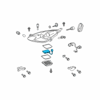 OEM Toyota Celica Control Module Diagram - 81107-2D020