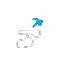 OEM Scion Serpentine Tensioner Diagram - 16620-0H021