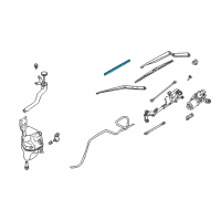 OEM Infiniti I35 Wiper Blade Refill Diagram - 28895-2Y91A