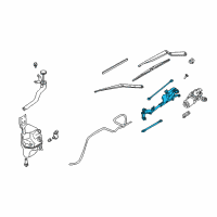 OEM 2004 Infiniti G35 Link Assy-Wiper Diagram - 28840-AM800