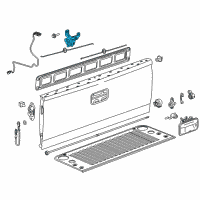 OEM 2017 Chevrolet Silverado 2500 HD Actuator Diagram - 84374353